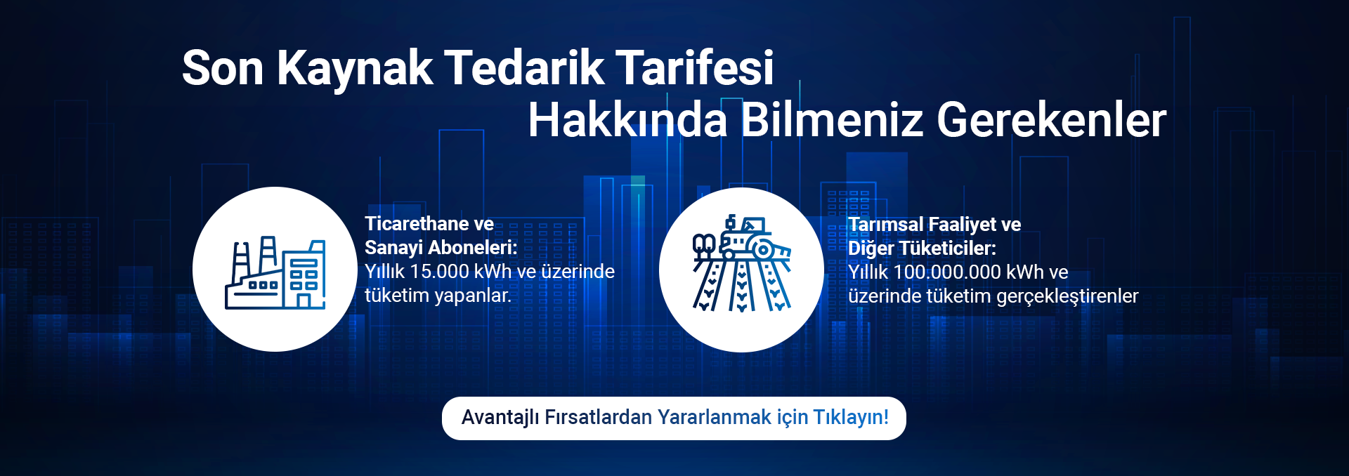 Son Kaynak Tedarik Tarifesi
